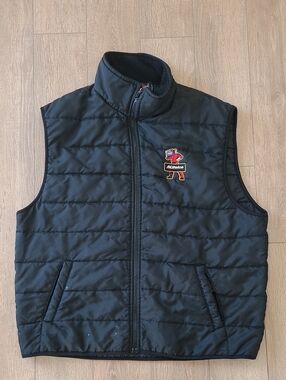 90's Choko ACDelco Black Quilted Puffer Vest Made In Canada